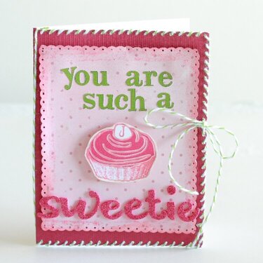 You are such a sweetie (cupcake) card