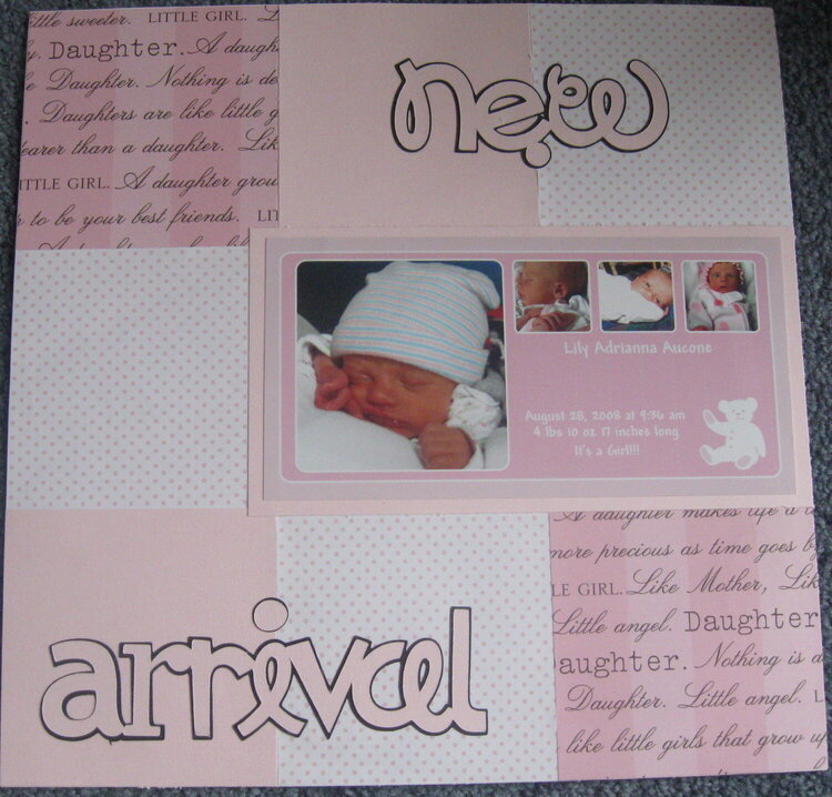 New Arrival - Birth Announcement