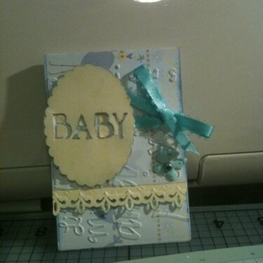 Baby Boy gift card holder