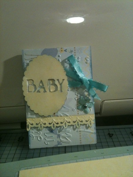 Baby Boy gift card holder