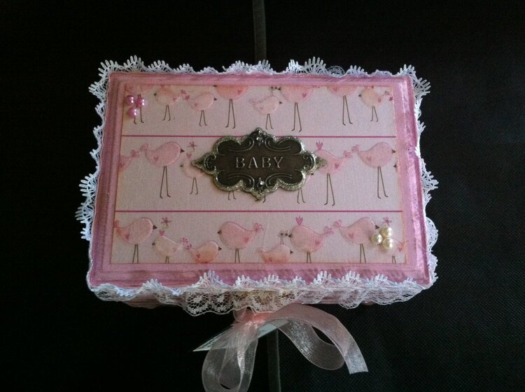 &quot;Baby Girl&quot; Music box top