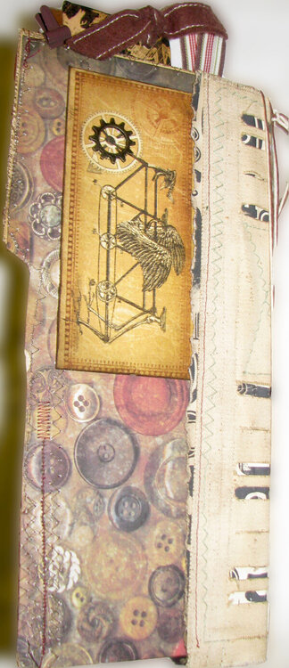 Steampunk File Folder Book - Back Cover