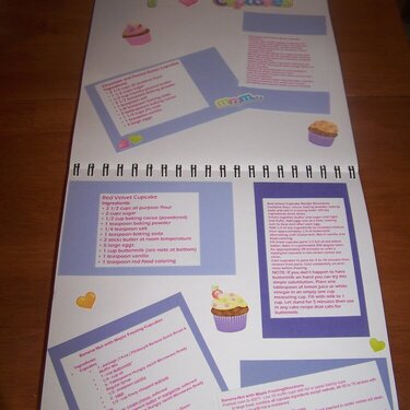 cupcake cookbook page