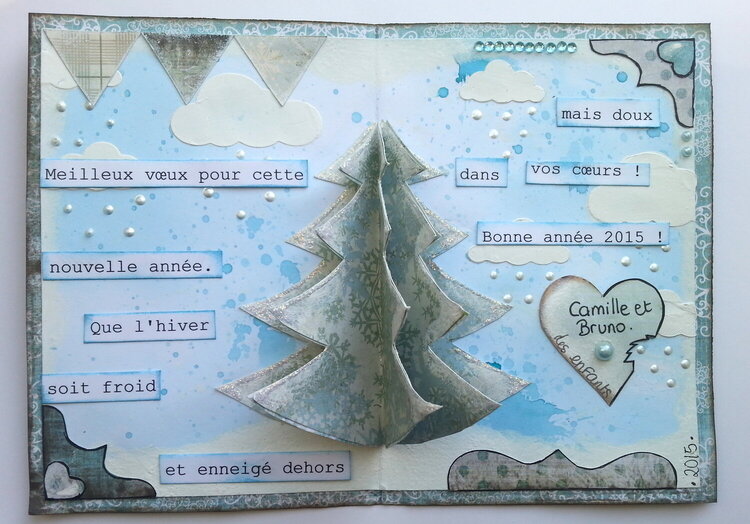 Winter card, inside