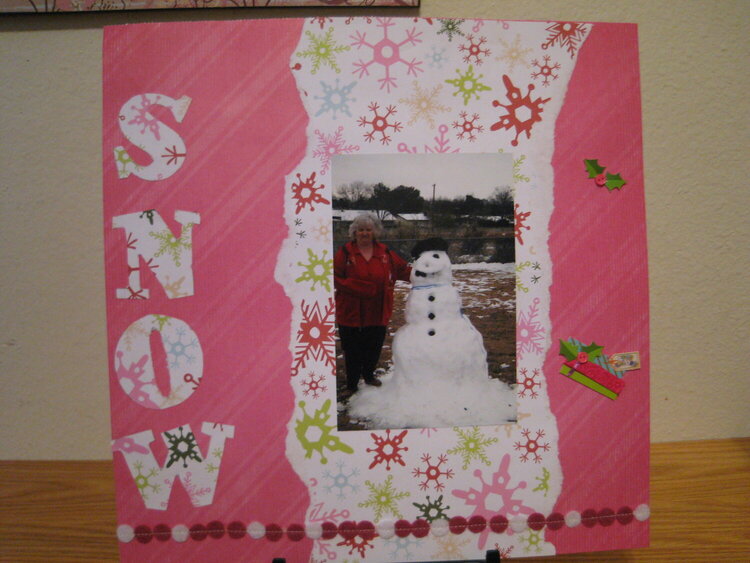 Pink snow layout
