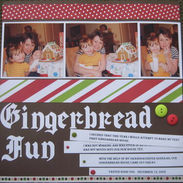 First Page of Making the Gingerbread House