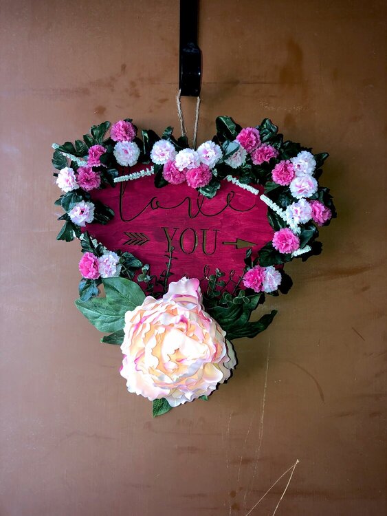 Valentines wreath