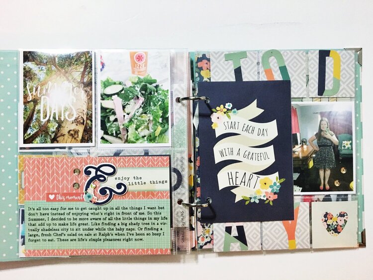 6X8 Mini Album with Simple Stories Posh