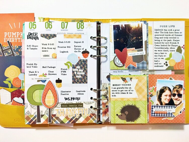 Planner Pages with Hello Fall