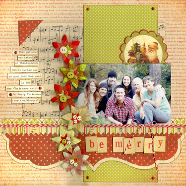 Be Merry (Sketches 2 Scrapbook)