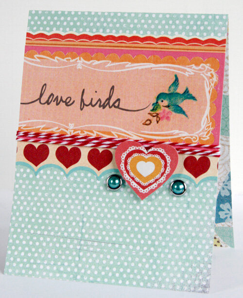 Love birds card **Noel Mignon**