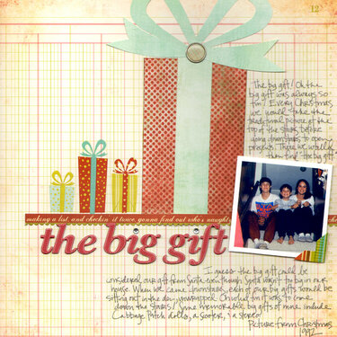 The big gift *Noel Mignon*