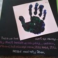 My Fiance's Hand Print