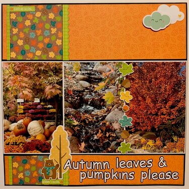Autumn leaves &amp; pumpkin please