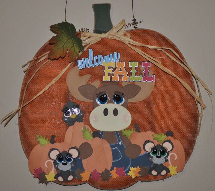 Welcome Fall sign