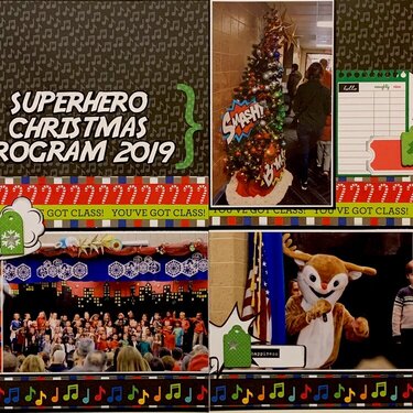 Superhero Christmas Program 2019