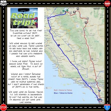 004 Map and Info of Our Tahoe Trip
