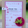 Thank you card