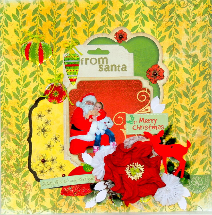 From Santa *Scrap That* Oct kit