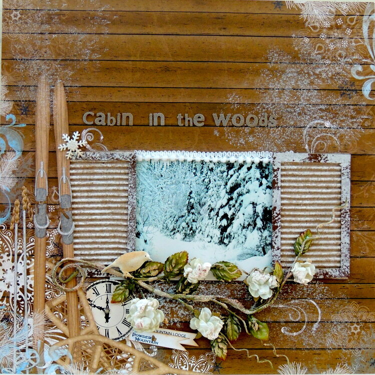 Cabin in the woods *Scrap That Jan Kit*