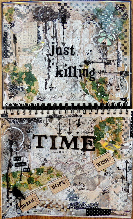 Just Killing Time -  Art Journal