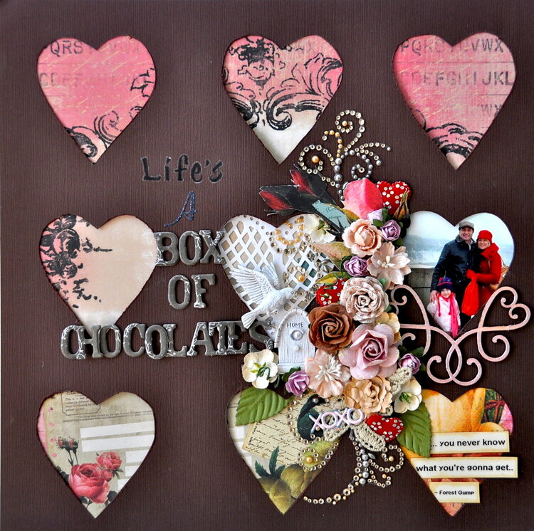 Life&#039;s a Box of Chocolates *Scrap That Feb Kit*