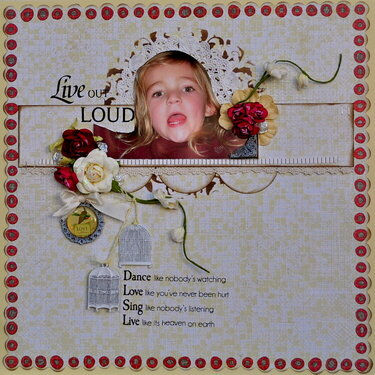 Live out Loud *Scrap That July Kit*