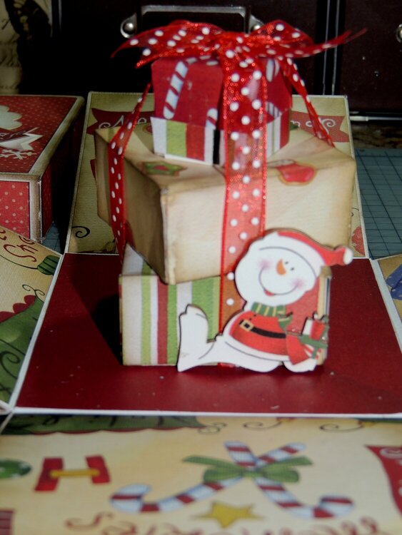 Christmas Exploding Box Gift Card Holder