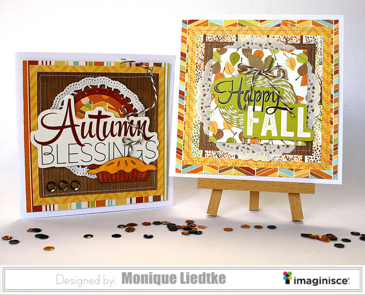 Fall cards - Imaginisce