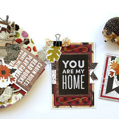 Pebbles Warm & Cozy Cards with Foil Accents