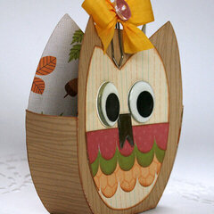 Owl gift box - My Little Shoebox/Epiphany Crafts