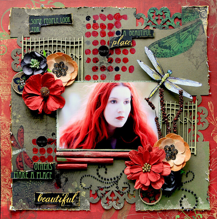 A Beautiful Place **SCRAPS OF DARKNESS** November Kit-Karma