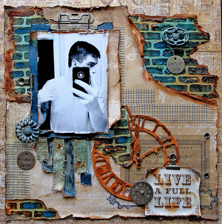 A Full Life *Scraps Of Darkness* March Kit~Michelle&#039;s Mechanical Madness