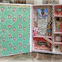 Alice In Wonderland Altered Configuration Box *Scraps Of Elegance* July Kit~Chasing Rabbits