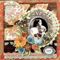 A Mother's Love Canvas **SCRAPS OF DARKNESS** February Kit-Simple Pleasures