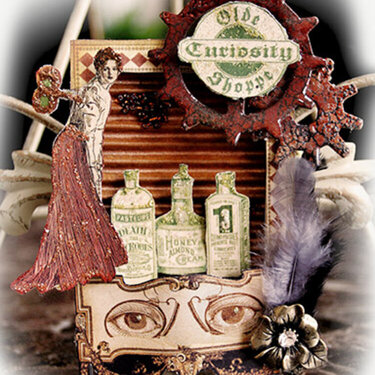 Old Curiousity Shop ATC **SCRAPS OF DARKNESS**