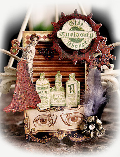 Old Curiousity Shop ATC **SCRAPS OF DARKNESS**