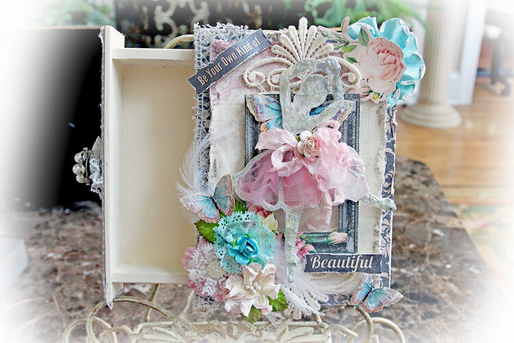 Beautiful Ballerina Altered Wooden Box *Scraps Of Elegance* October Kit~Pretty Things