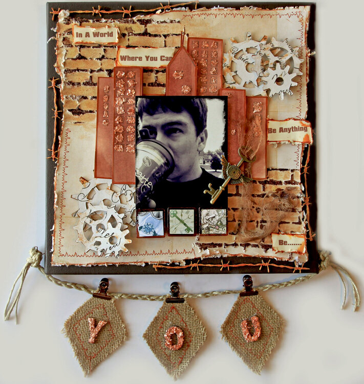 Be You **SCRAPS OF DARKNESS** February Kit-Victoriana