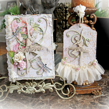 Beautiful Ballerina Book Box & Tag Album *Reneabouquets*