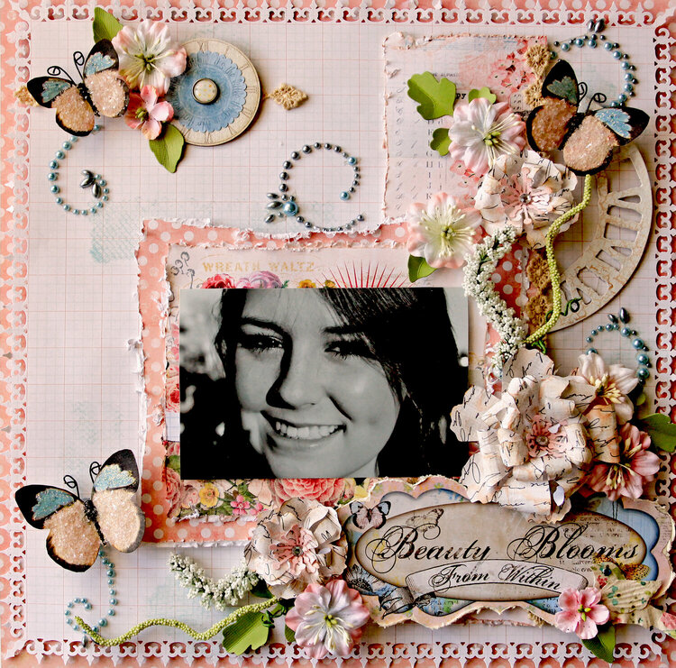 Beauty Blooms From Within **SCRAPS OF ELEGANCE** March Kit-Butterfly Dreams