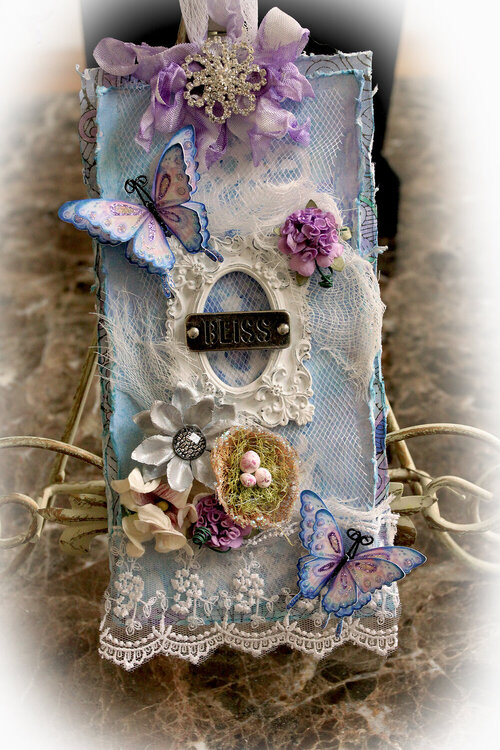 Bliss Oversized Tag *Scraps Of Darkness* May Kit~Twisted &amp; Tangled
