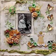 Cherish **SCRAPS OF ELEGANCE** September Kit-Nostalgia