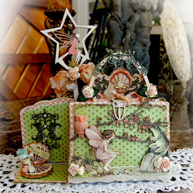 Graphic 45 Enchanted Fairy Altered Purse *Reneabouquets*
