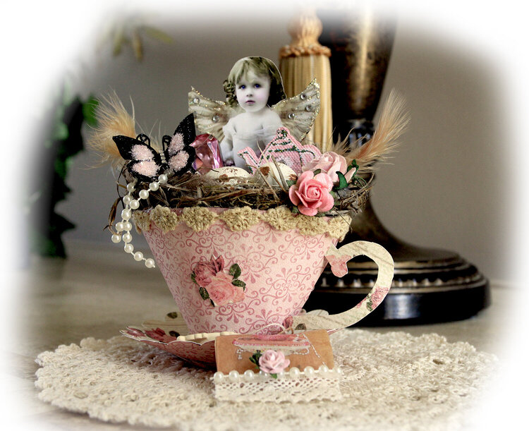 Fairy Tea Cup **SCRAPS OF ELEGANCE** May Kit-Yesterdays