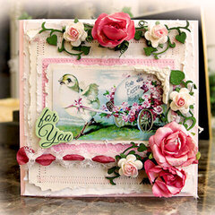 For You Easter Card **SCRAPS OF ELEGANCE** March Kit-Spring's Promise