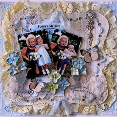 Forget Me Not **SCRAPS OF ELEGANCE** March Kit Butterfly Dreams