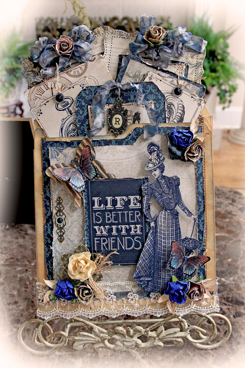 Friends Pocket Journal *Scraps Of Darkness* March Kit~Michelle&#039;s Mechanical Madness