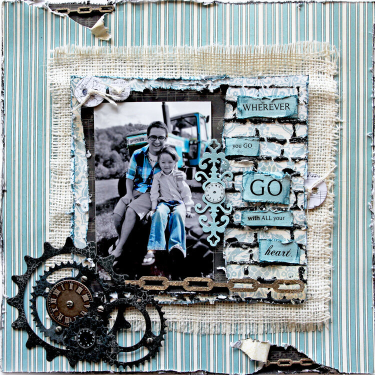 Go With All Your Heart **SCRAPS OF ELEGANCE** May Kit- Swan Song