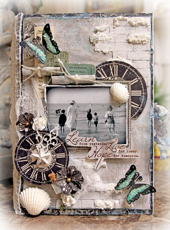 Hope Altered Book Box *Scraps Of Darkness* *Reneabouquets*